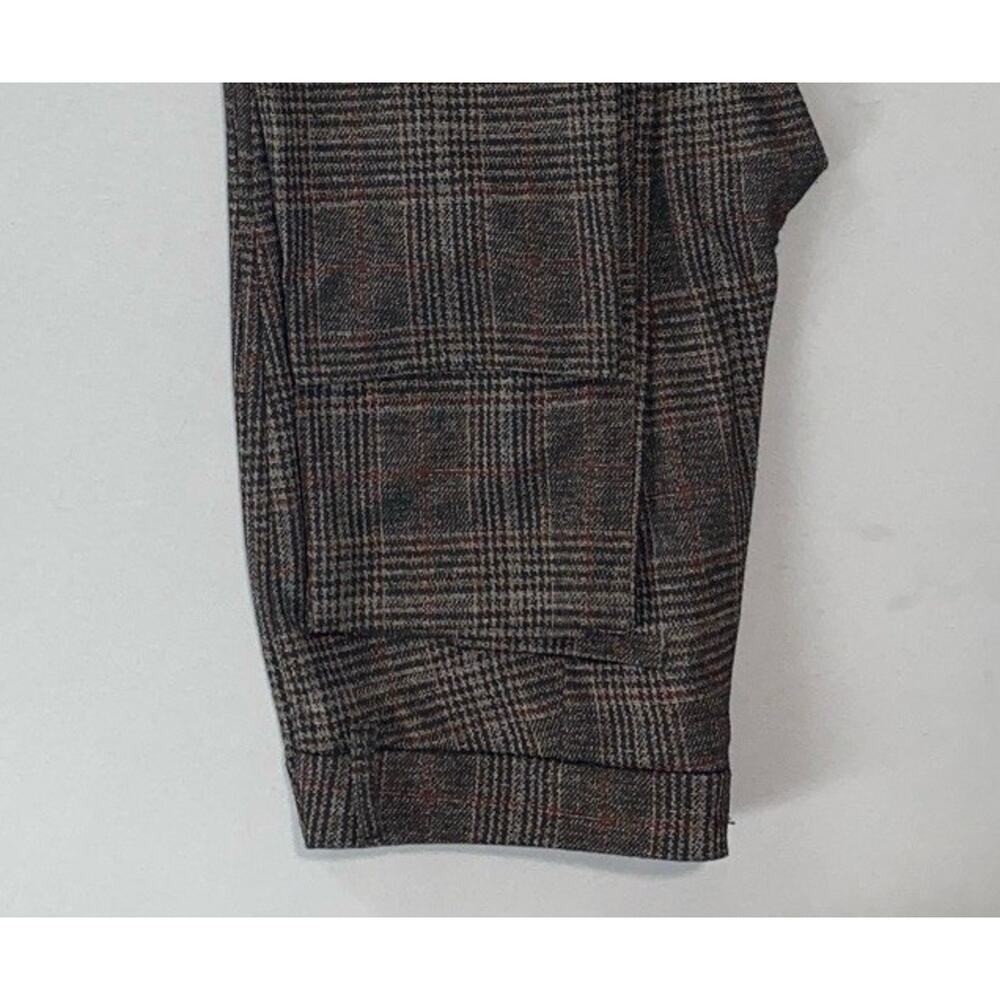 Liverpool Jeans Co Tapered Ankle Flannel Feel Pants, Trousers. Plaid, Women's 12 - Picture 4 of 9